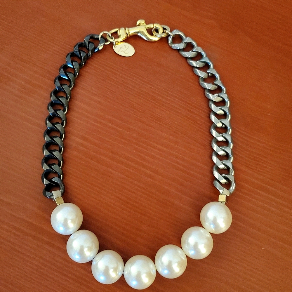 3.1 PHILLIP LIM | Pearl & Chain Necklace